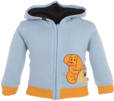 

Yellow Apple Baby Girls Zipper Cardigan, Sky blue