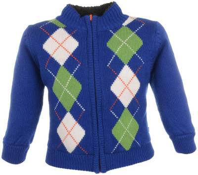 

Yellow Apple Baby Girls Zipper Solid Cardigan, Cobalt
