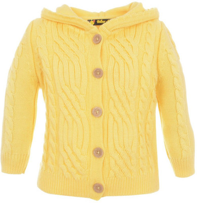 

Yellow Apple Baby Girls Button Cardigan