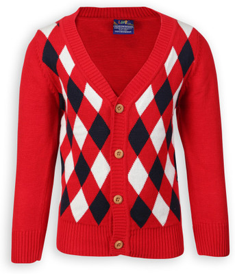 

Lilliput Boy's Button Cardigan, Red