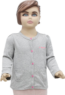 Urban Forest Baby Girls Button Solid Cardigan available at flipkart for Rs.329