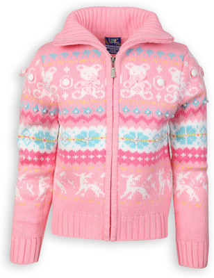 

Lilliput Girl's Zipper Cardigan, Pink