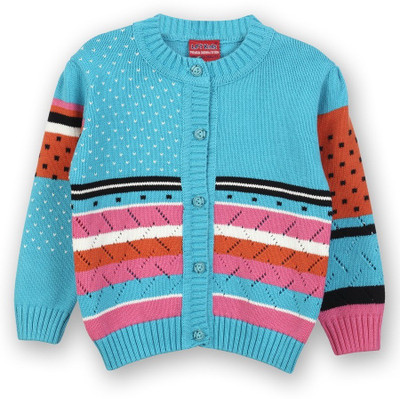 

Lilliput Baby Girls Button Self Design Cardigan, Blue