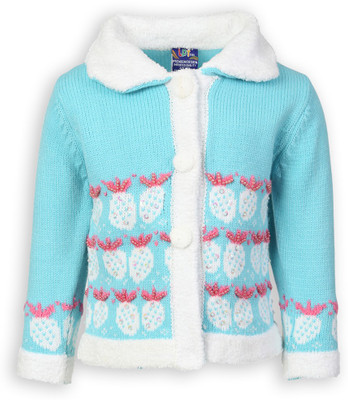 

Lilliput Girl's Button Cardigan, Turquoise