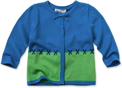 

Dave & Bella Baby Girls Button Geometric Print Cardigan, Multi
