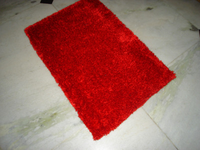 

Little Home Red Cotton Polyester Blend Area Rug(60 cm X 90 cm)