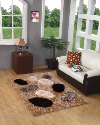 

MY HOUSE Multicolor Polyester Carpet(120 cm X 180 cm)