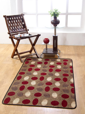 

MY HOUSE Multicolor Polyester Area Rug(90 cm X 150 cm)