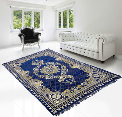 

Superb Furnishings Blue Chenille Carpet(183 cm X 274 cm)