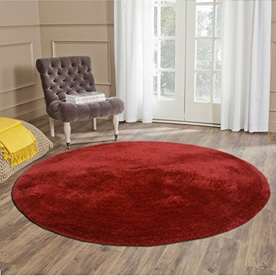 

Loomkart Red Polyester Carpet(130 cm X 130 cm)