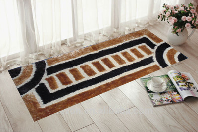 

Presto Brown Polyester Carpet(55 cm X 138 cm)