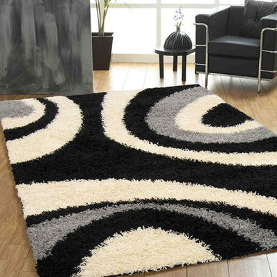 

Presto Black Polyester Carpet(120 cm X 180 cm)