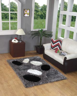 

MY HOUSE Multicolor Polyester Carpet(120 cm X 180 cm)