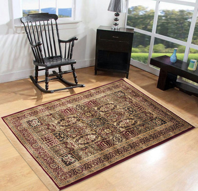 

Presto Maroon Silk Carpet(90 cm X 150 cm)