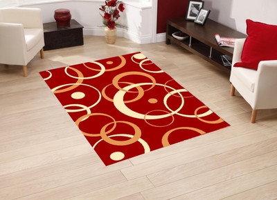 

Presto Red Polypropylene Carpet(90 cm X 150 cm)