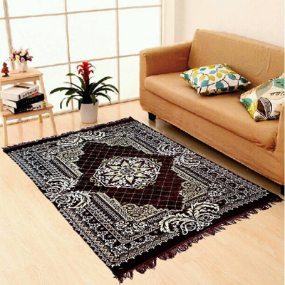 

Superb Furnishings Multicolor, Brown Chenille Carpet(152 cm X 213 cm), Brown;multicolor