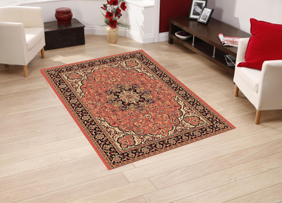 

Presto Orange Polypropylene Carpet(150 cm X 210 cm)