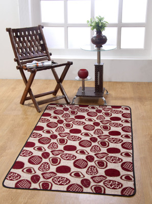 

MY HOUSE Multicolor Polyester Area Rug(90 cm X 150 cm)