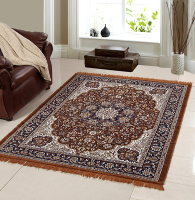 

MY HOUSE Brown Acrylic Carpet(120 cm X 180 cm)