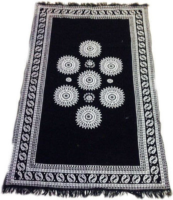 

MACHROLI PRINTS Black Velvet Carpet(150 cm X 210 cm)