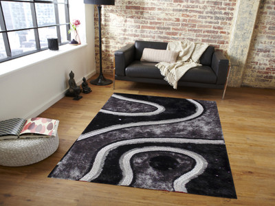 

Presto Black Polyester Carpet(90 cm X 150 cm)