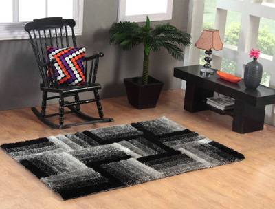 

Excel Bazaar Black Polyester Carpet(120 cm X 180 cm)