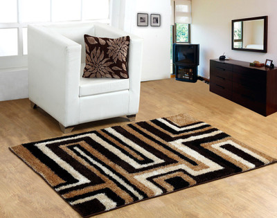 

Hand Tex Multicolor Polyester Carpet(90 cm X 150 cm)