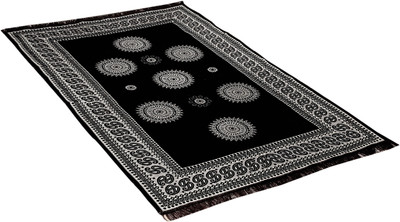 

Countingbeds Black Chenille Carpet(214 cm X 153 cm)