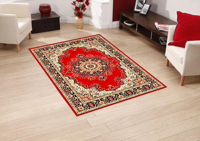 

Presto Red Polyester Carpet(110 cm X 170 cm)
