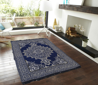 

Presto Blue Cotton Carpet(121 cm X 183 cm)