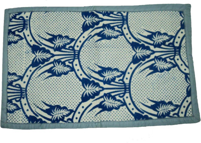 

Amita Home Furnishing Blue Cotton Area Rug(53 cm X 81 cm)