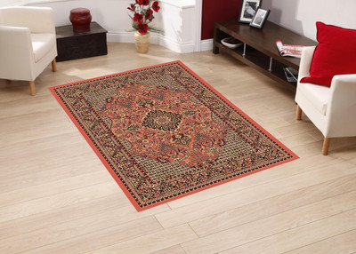 

Presto Orange Polypropylene Carpet(180 cm X 270 cm)