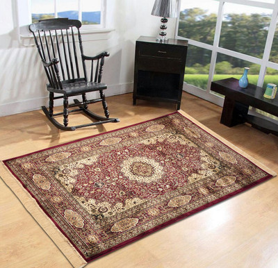 

Presto Orange Silk Carpet(90 cm X 150 cm)