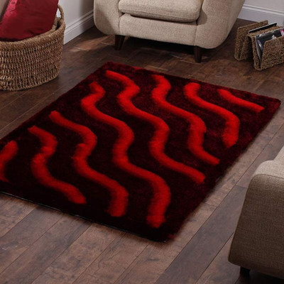 

Presto Red Polyester Carpet(90 cm X 150 cm)
