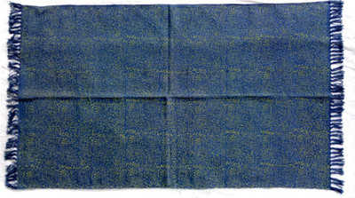 

Poonam Arts Blue Cotton Area Rug(90 cm X 150 cm)