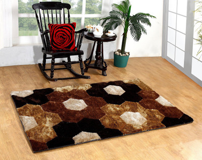 

Hand Tex Multicolor Polyester Carpet(90 cm X 150 cm)
