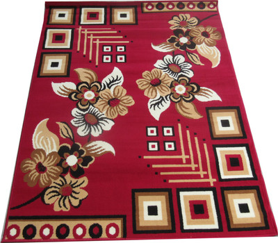 

Farhan Carpet Red Polypropylene Carpet(120 cm X 155 cm)