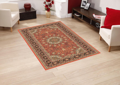 

Presto Orange Polypropylene Carpet(90 cm X 150 cm)