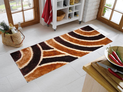 

Presto Brown Polyester Carpet(55 cm X 138 cm)
