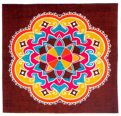 

Homeblendz Multicolor Cotton Carpet(90 cm X 90 cm)