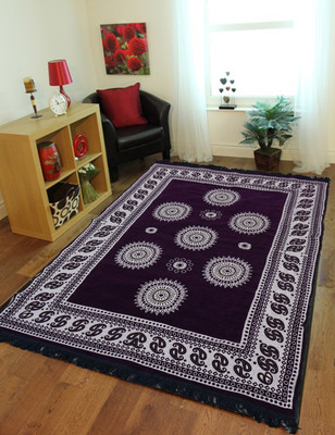 

Presto Purple Cotton Carpet(121 cm X 183 cm)