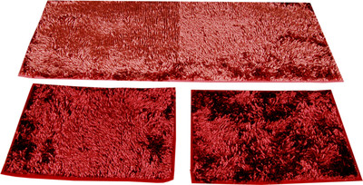

Ritika Carpets Maroon Polyester Runner(55 cm X 135 cm)