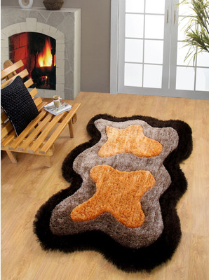 

MY HOUSE Multicolor Polyester Carpet(120 cm X 180 cm)