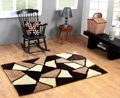 

Excel Bazaar Multicolor Polyester Area Rug(120 cm X 180 cm)