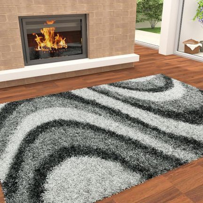 

Presto Black Polyester Carpet(120 cm X 180 cm)