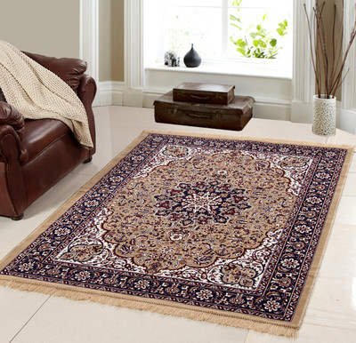 

MY HOUSE Beige Acrylic Carpet(120 cm X 180 cm)