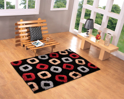 

Excel Bazaar Black Polyester Carpet(120 cm X 180 cm)