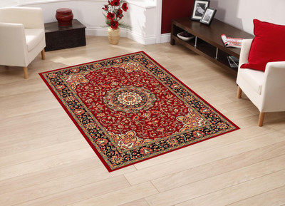 

Presto Orange Polypropylene Carpet(90 cm X 150 cm)