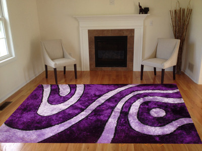 

Presto Purple Polyester Carpet(120 cm X 180 cm)