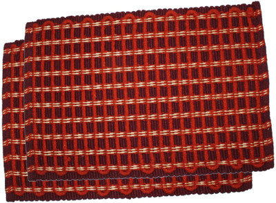 

Paramsai Multicolor Cotton Area Rug(14 cm X 23 cm)
